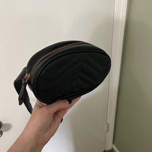 Black Fanny Pack Belt